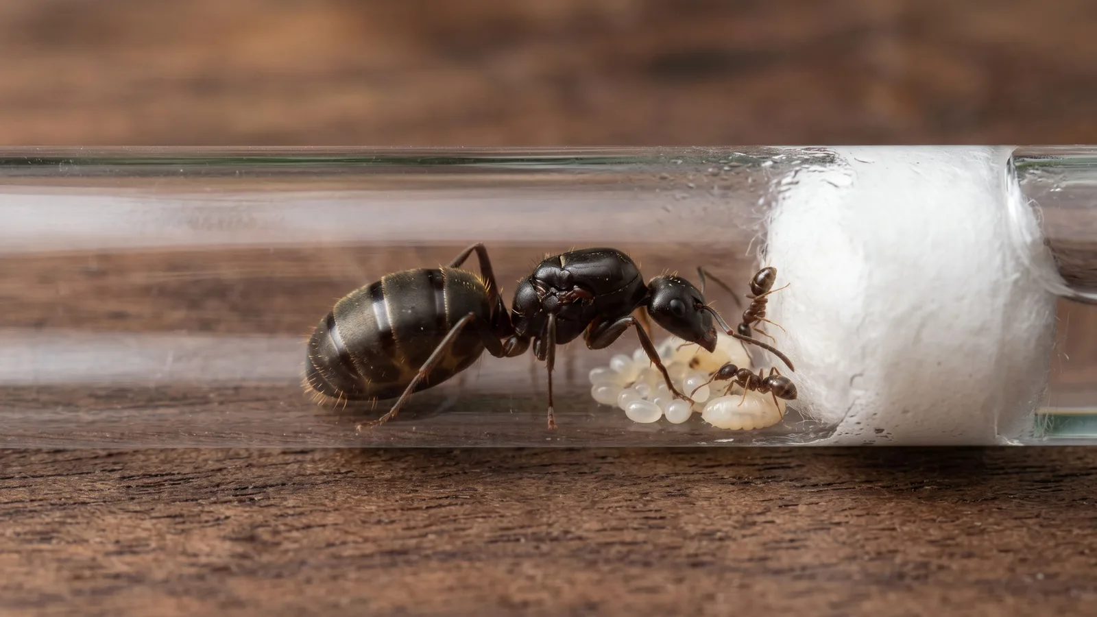 Lasius niger aguanta los fallos de tu primer año: qué darle de comer, a qué temperatura cría y el invierno frío que no se puede saltar